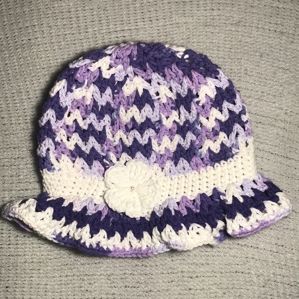 Handmade Crochet Spring Hat - Picture 2 of 7